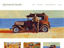 Tablet Screenshot of montanaristudio.com